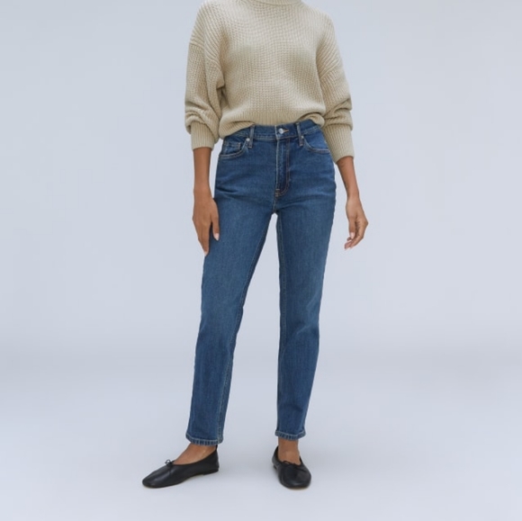 NWT Everlane The Original Cheeky Jean in Washed Midnight - Picture 6 of 7